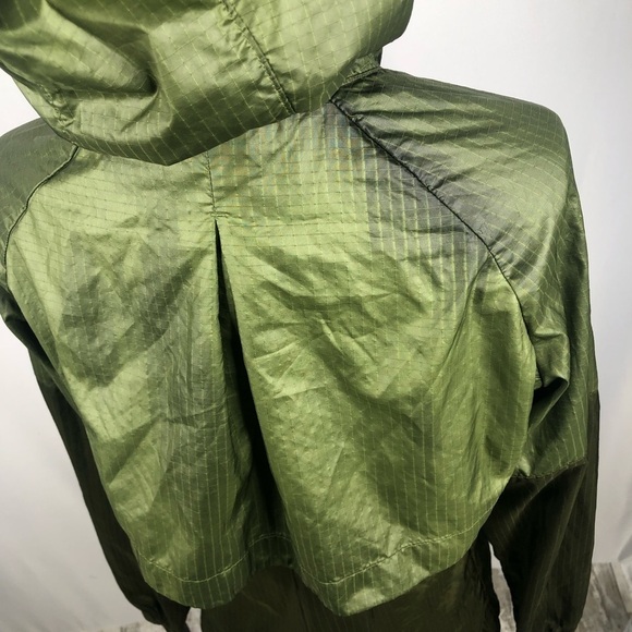 Nike NSW Green Hooded Wind Runner - Picture 6 of 7